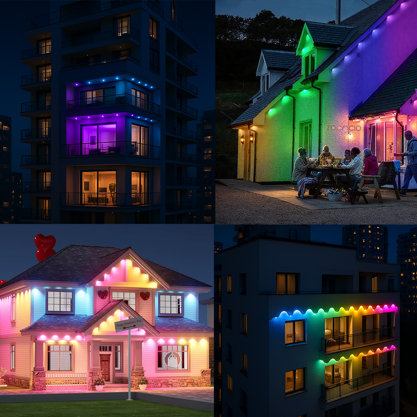 Miniatura 2 de Cadena De Luces Led Reflector App Contro